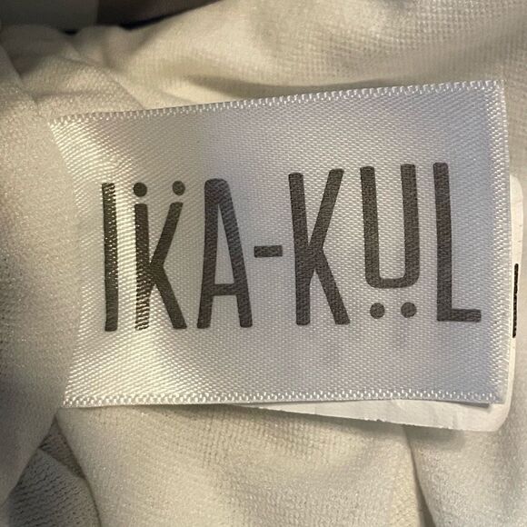 Ika-Kul Patriotic Bralette Scoop Neck Bikini Top Red White Blue Stripes Swimsuit - Picture 4 of 5